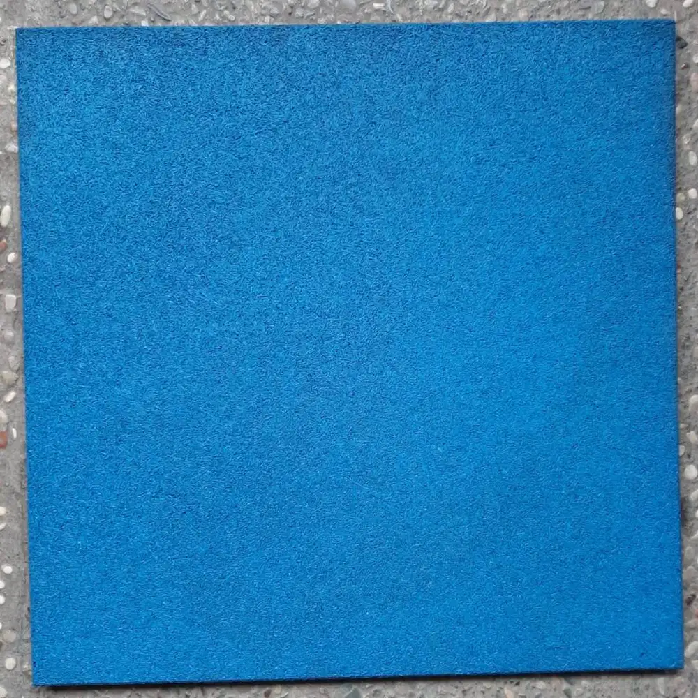 Rubber Flooring Mat Tile Gym Lantai Karet - Biru 50x50 Tebal 1,5cm
