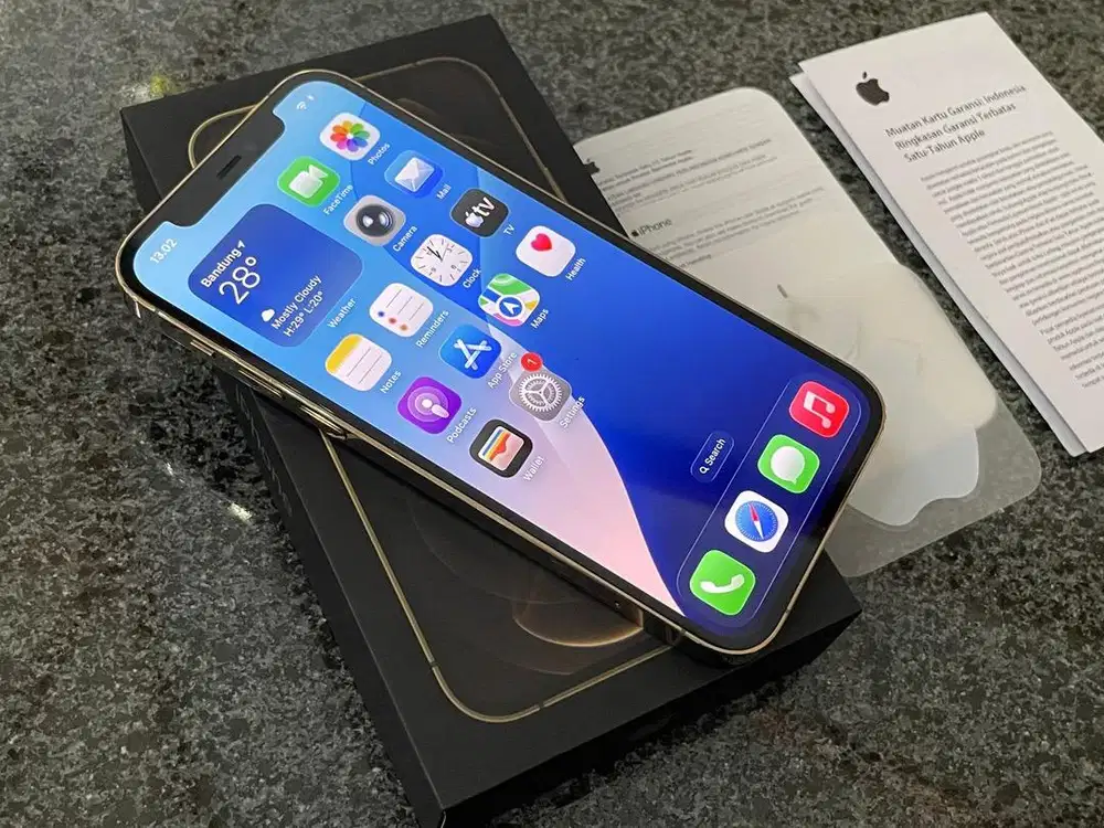 Jual iPhone 12 Pro 256GB Gold ex garansi iBox