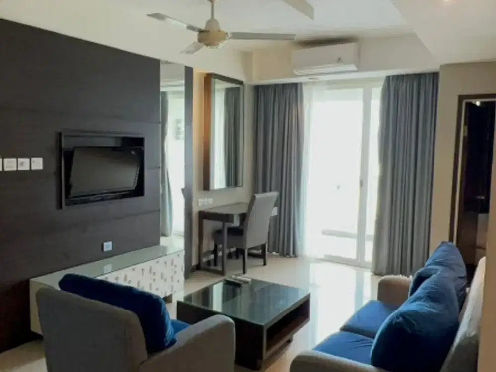 apartemen malibu 2 br furnised di tengah kota