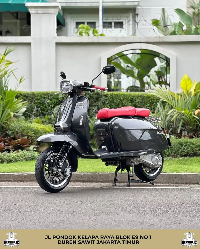 DIJUAL CEPAT ROYAL ALLOY GRANDPRIX 150 ABS TH 2023 WARNA MIDNIGHT GREY