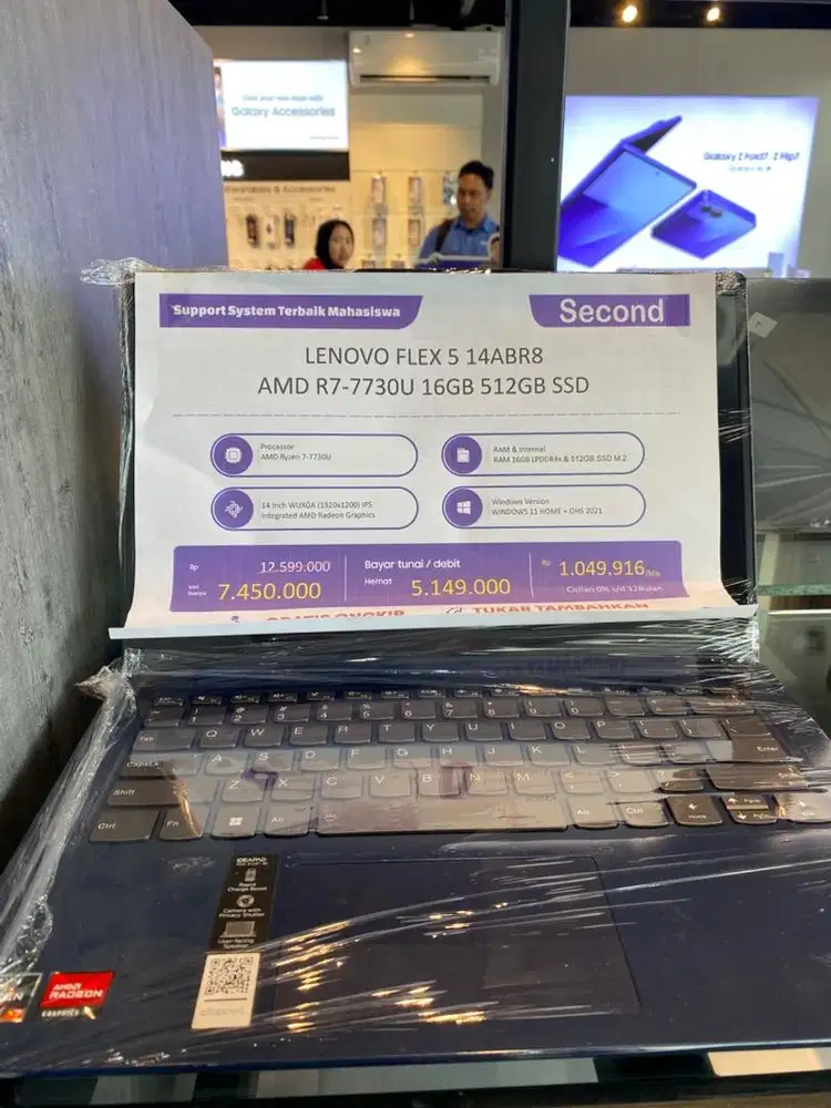 Laptop second lenovo flex 5