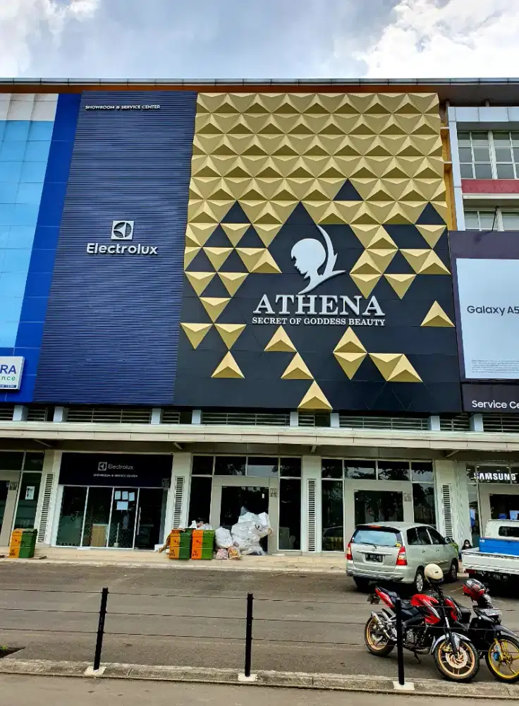 Panel ACP Fasad. ACP Facade. Curtain Wall Kaca. Outdoor Signage