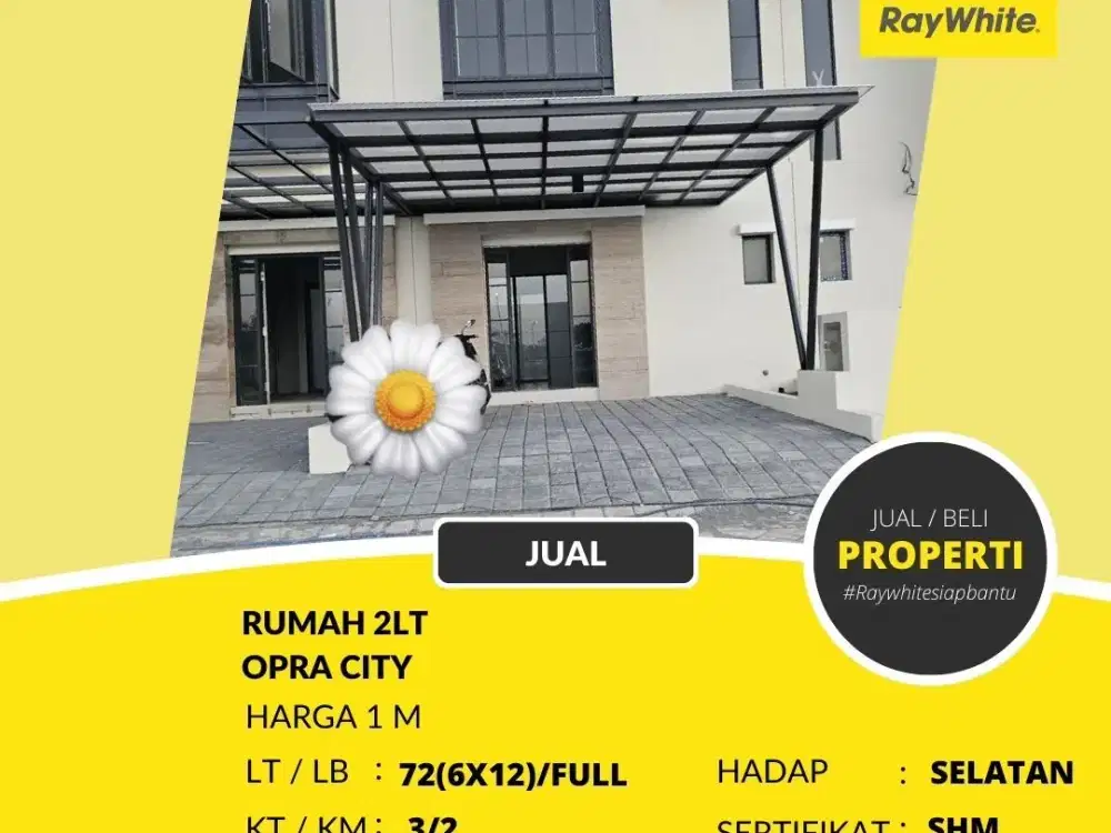 Rumah Opra City Kepatihan Gresik dekat Surabaya