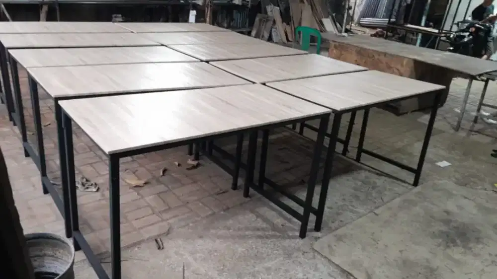 Meja lipat cafe resto bazar minimalis