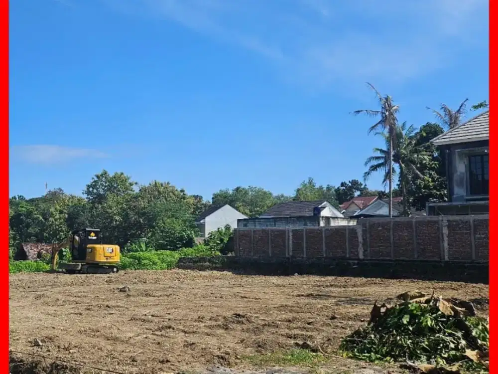 Tanah Jogja Suasana Pedesaan Cocok Villa Siap Bangun
