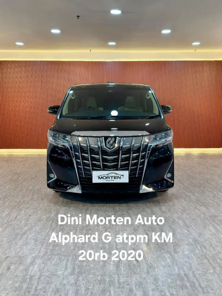 (KM 20rb) Toyota Alphard G Atpm 2.5 At 2020