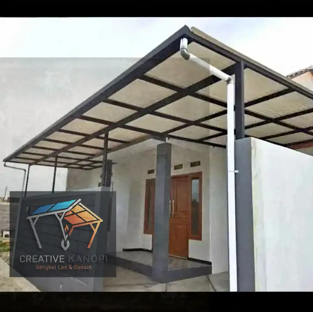 0004 kanopi atap upvc alderon twinwall double layer