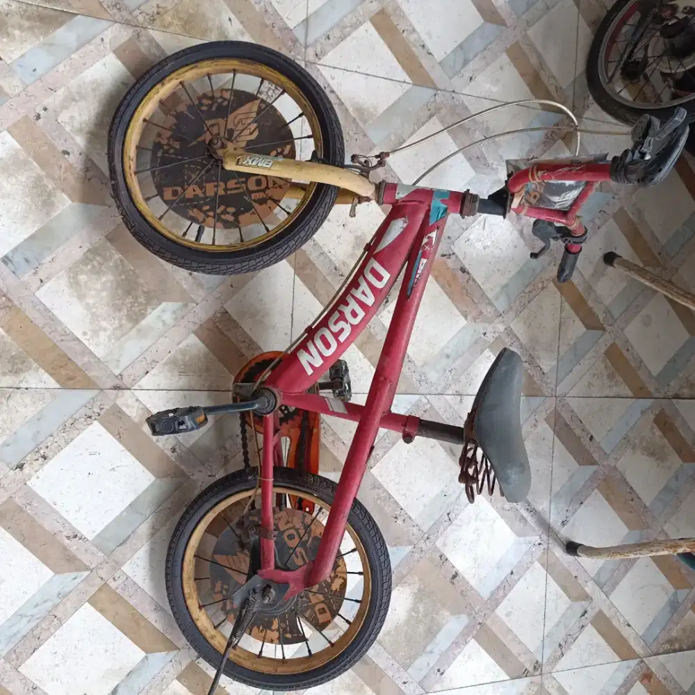 Jual sepeda anak kecil dimensi tinggi 70cm panjang 60cm