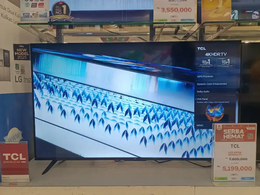 Cash & Credit TCL LED 55P6K Google TV