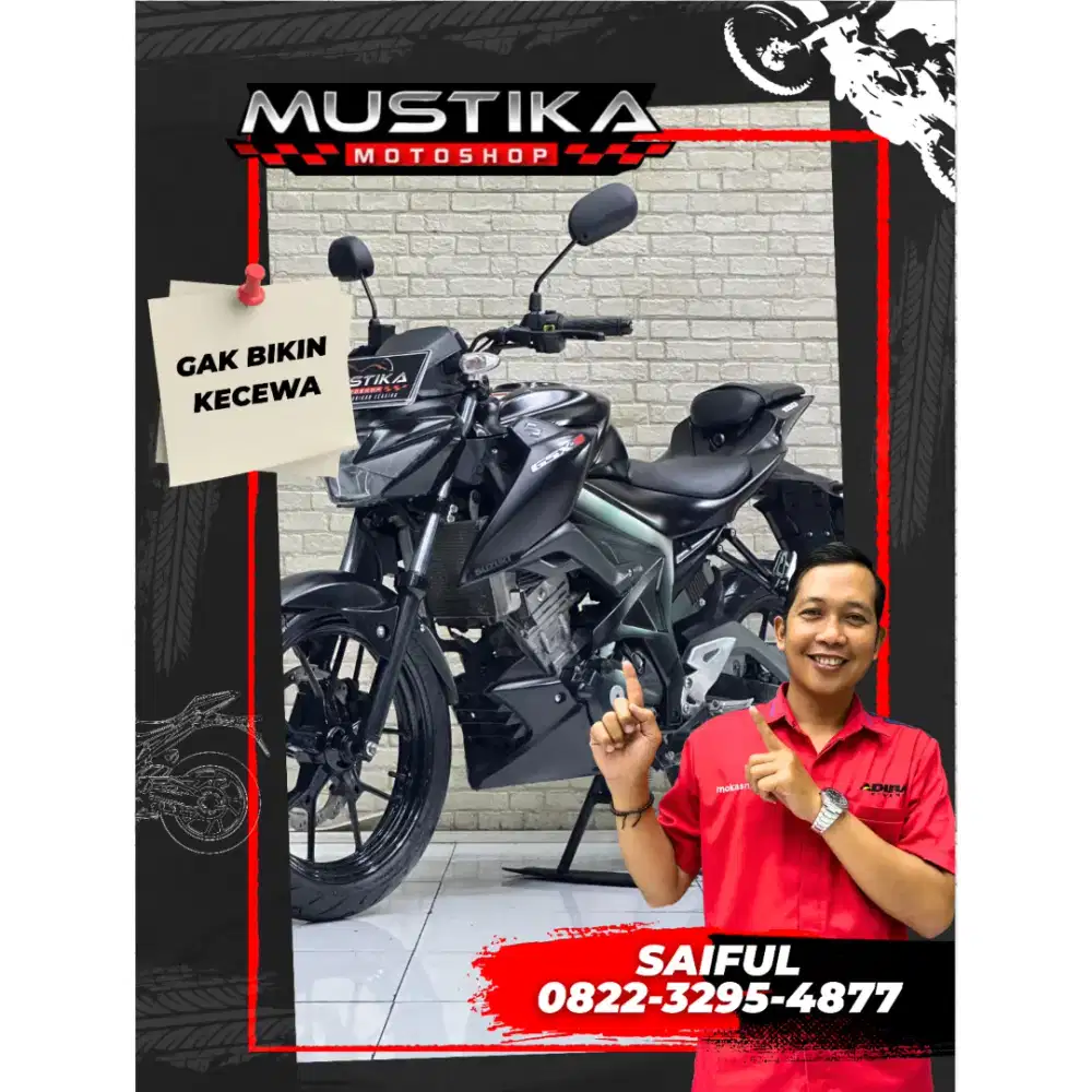 Perfect Condition!!Suzuki GSX S 2018 Black N kota Mulus-Mustika Saiful