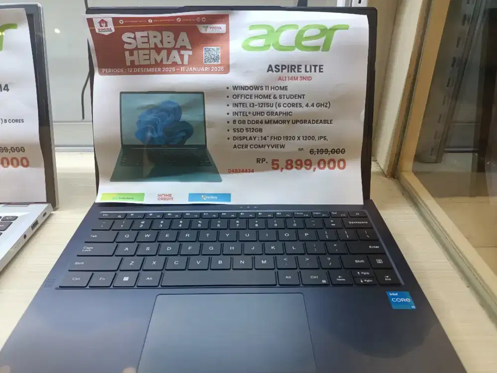 Laptop ACER ASPIRE LITE AL1-14M-3NID Intel i3-1215U