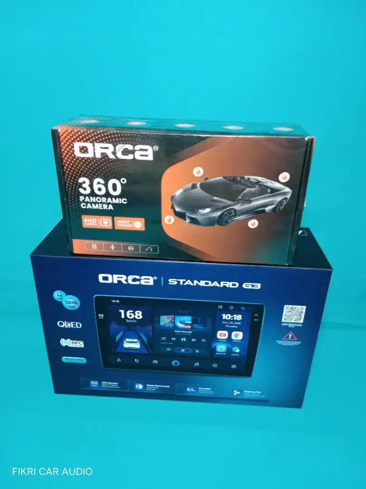 Ples Pasang Head Unit Android ORCA STANDAR G3 9 4/128 & Camera 360