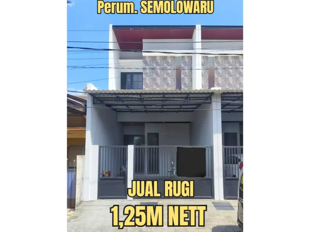 ‼️TERMURAH, TURUN HARGA‼️ RUMAH BARU GRESS PERUM SEMOLOWARU NGINDEN MANYAR KLAMPIS RUNGKUT SURABAYA TIMUR. DEKAT MASJID, MERR, KAMPUS, RS, Dsb