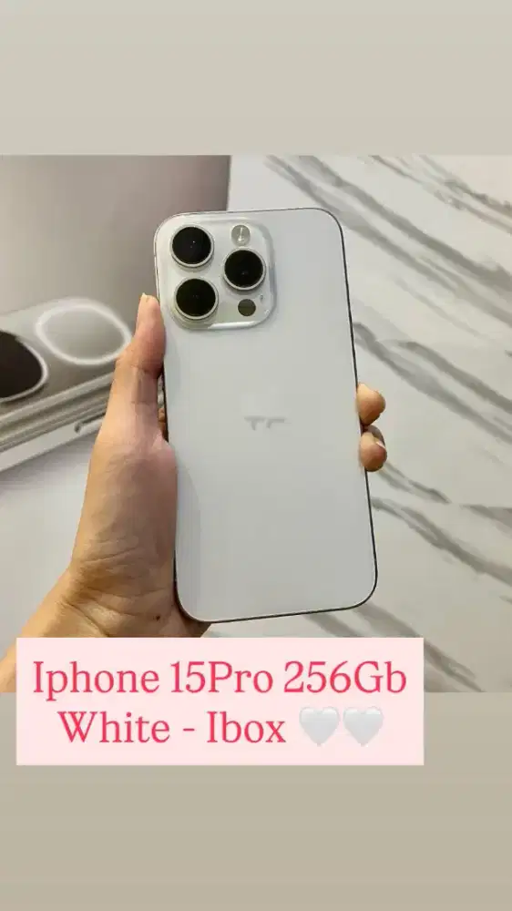 Iphone 15 pro 256gb white ibox