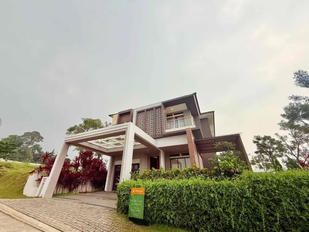 rumah mewah view gunung sentul city bogor