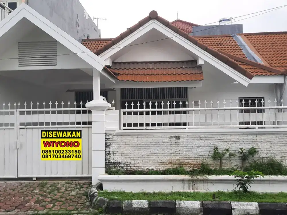 Rumah Dekat Unair dan ITS di Sutorejo Prima Indah Kosongan Tanpa Perabot dan Tanpa Barang Elektronik