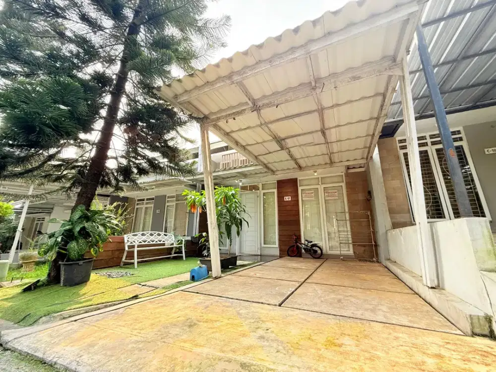 Rumah Termurah Fully Furnish Tinggal Bawa Koper Interior Cantik, Luas 90m2, Di Cluster Favorit, Plus Mezzanine Di Sentul