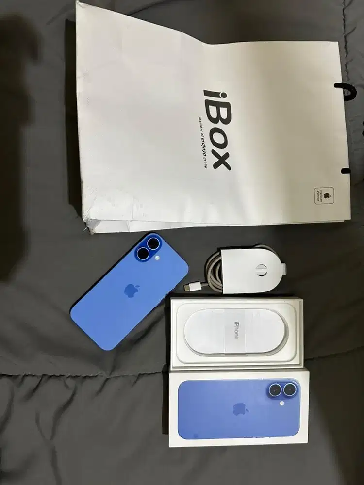iPhone 16 128 ex ibox singapore (resmi beacukai)
