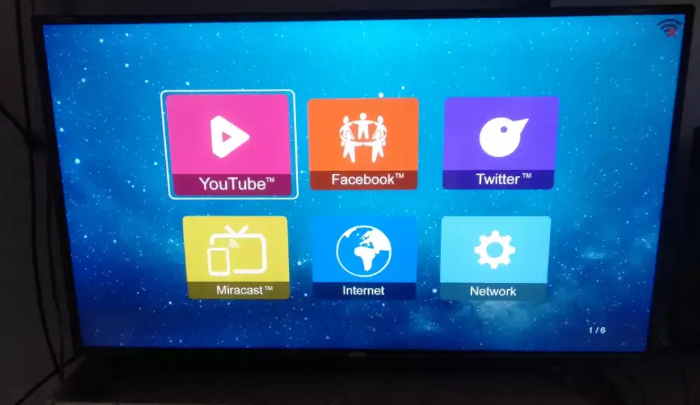 Tv Led AKARI 43 inci sdh Digital & SMART TV bs youtube