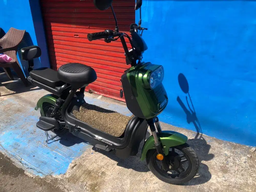 Sepeda listrik exotic x 360 mulus 99%