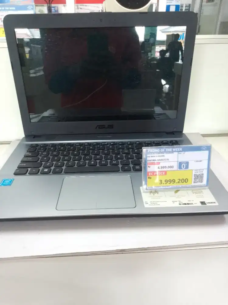 ASUS NOTEBOOK CELERON HD WIN10 SILVER