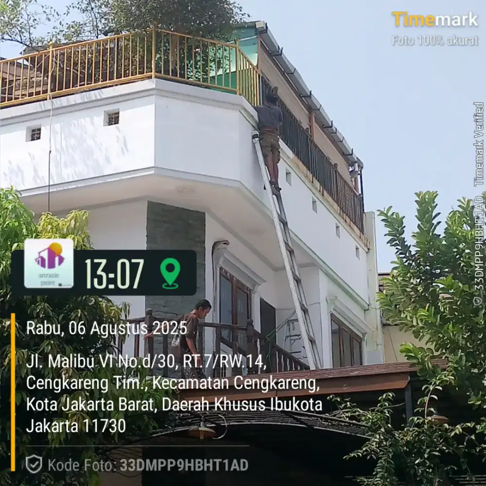 Tukang cat dinding kayu besi dll