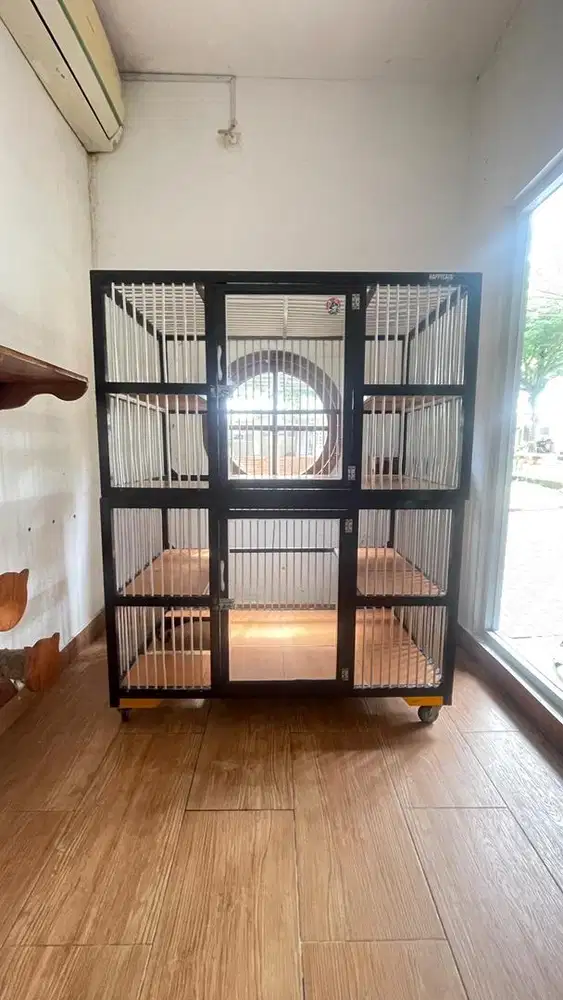 Kandang kucing alumunium tebal