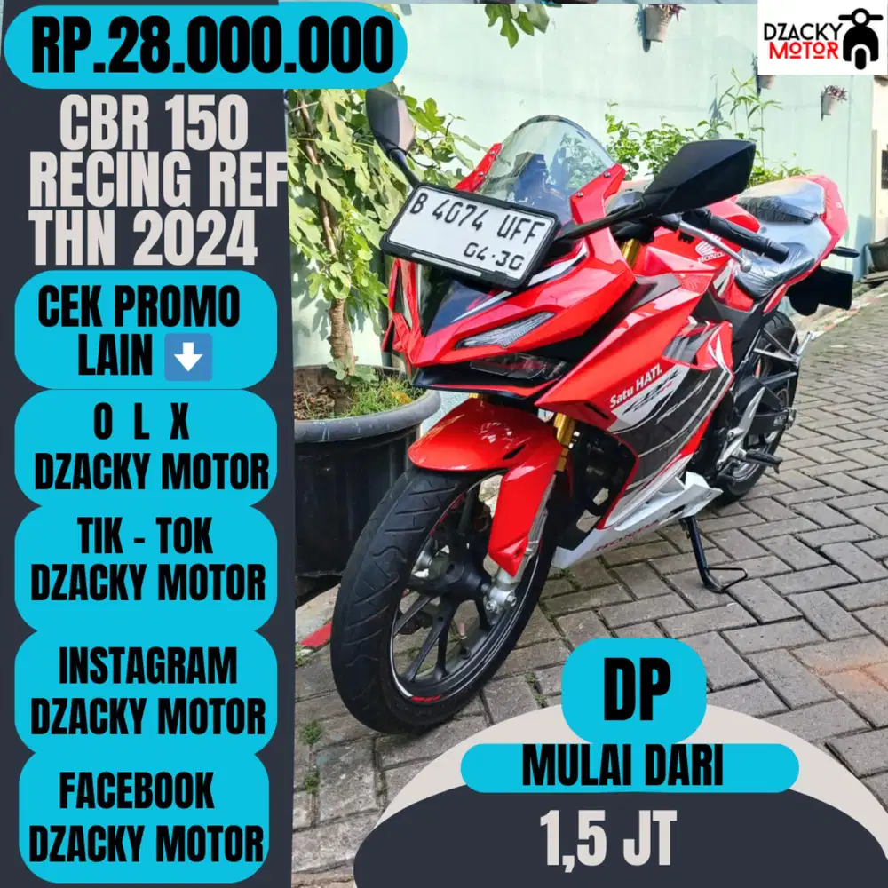 CBR 150 RECING RED THN 2024