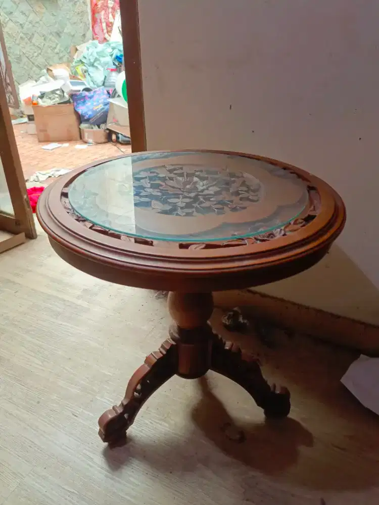 Meja tamu coffee table klasik