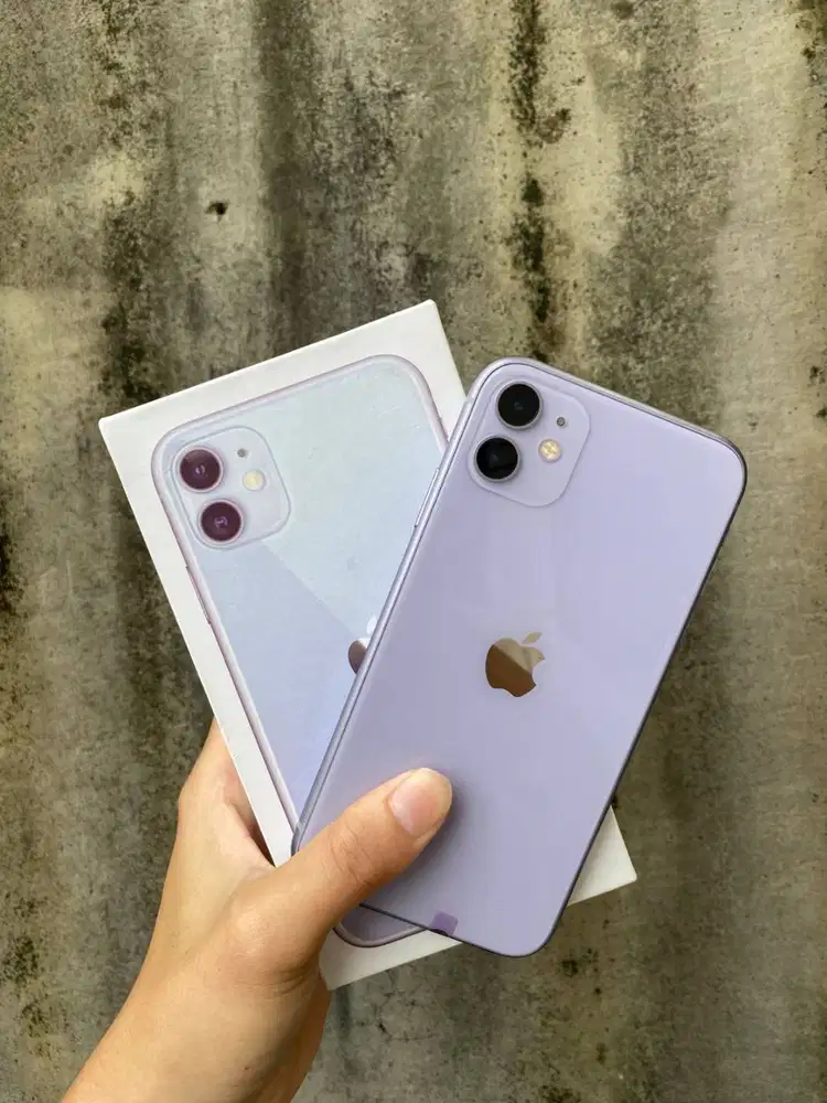 Iphone Ip 11 64 GB Ungu All Operator Like New
