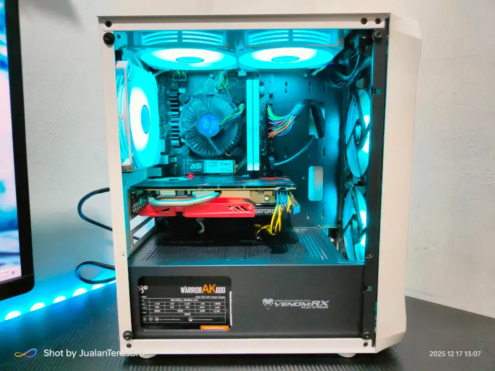 CPU PC DDR5 INTEL i5 12400 GEN 12 VGA GTX 1650 4GB SSD 1.5TB WIFI