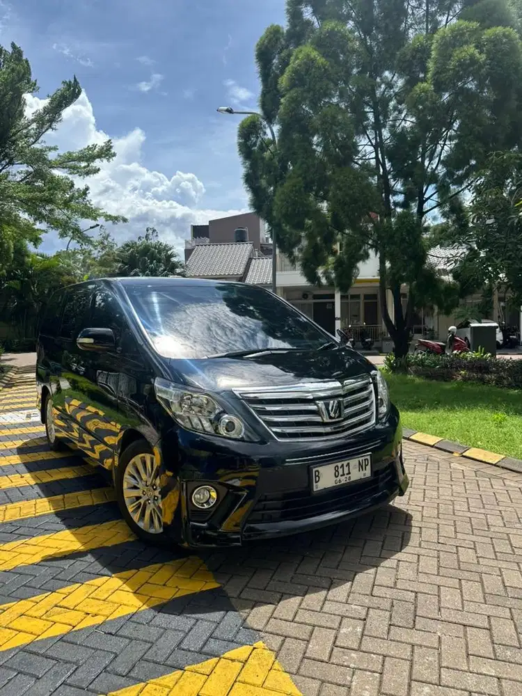 Alphard sc cbu 2014 record