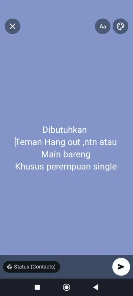 Dicari teman  Nonton, jalan2/main playstation/nongkrong dikasih jajan