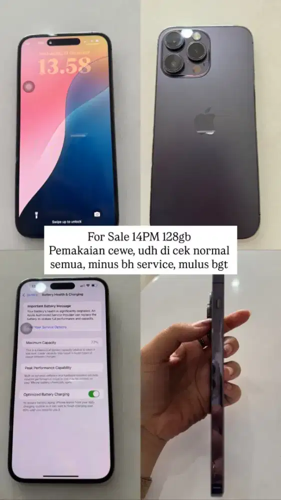 Iphone 14 pro max 128gb inter