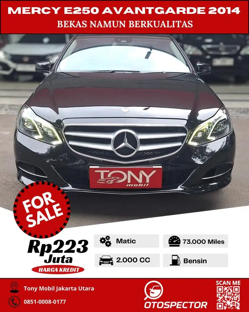 Mercedes Benz E250 Avantgarde 2014 Hitam