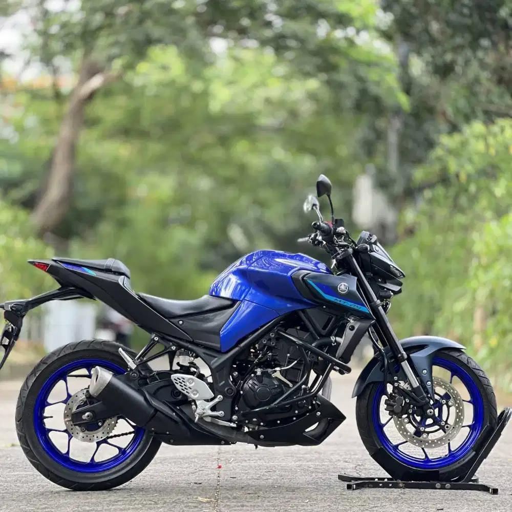 YAMAHA NEW MT25 BIRU 2022 KM LOW PAJAK ON RASA BARU