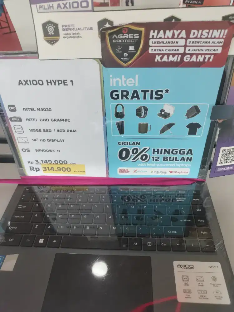 Laptop axioo hype 1