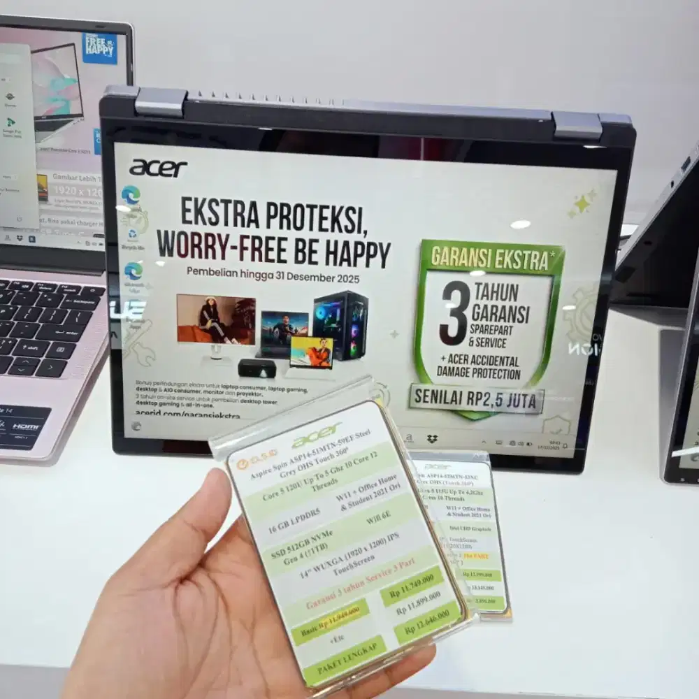 CICILAN LAPTOP ACER BISA DICICIL TANPA DP FREE 1X CICILAN