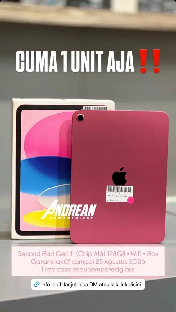 Second Ipad Gen 11 128GB Wifi iBox