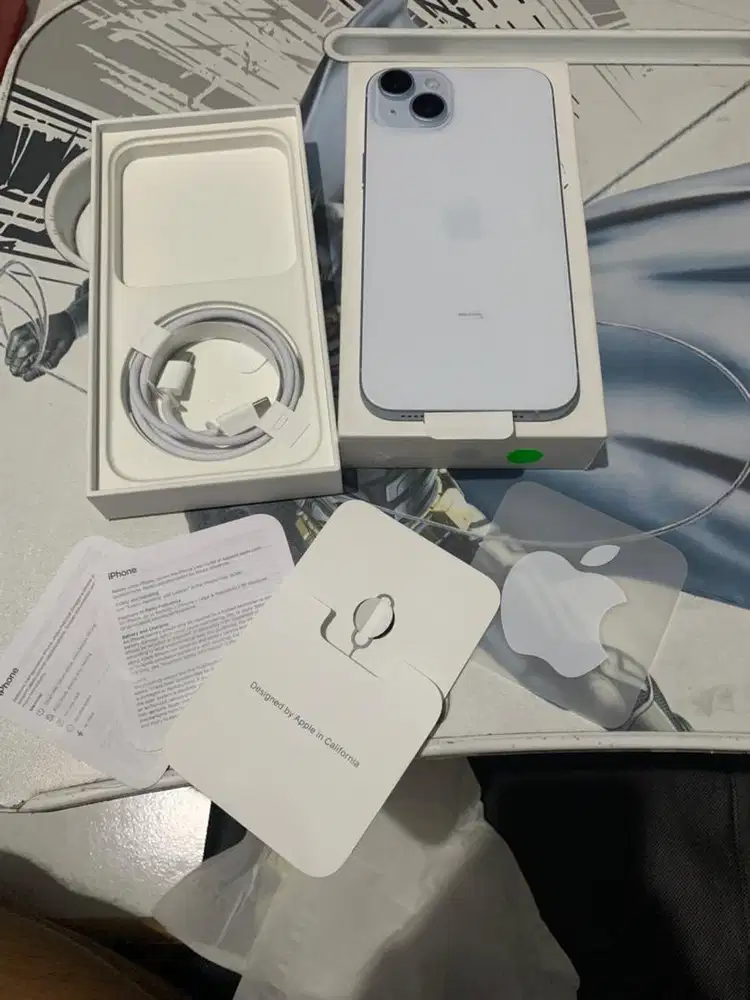 Iphone 15 plus blue 128 resmi