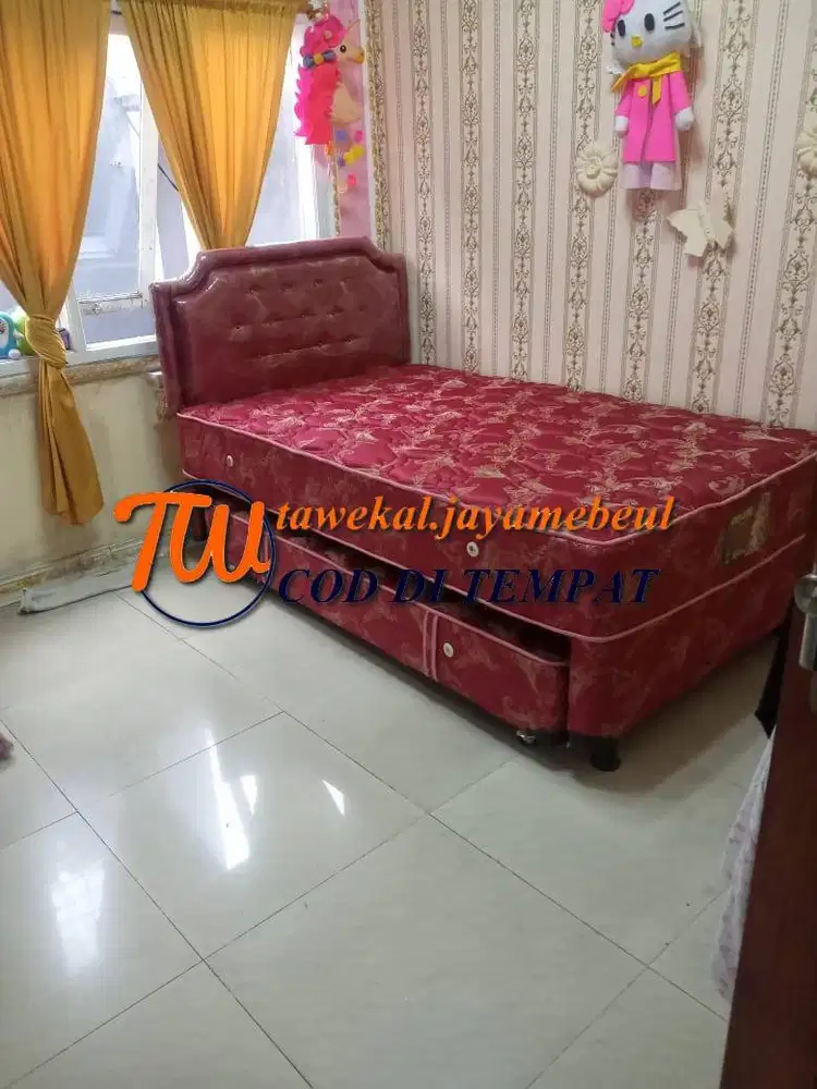 SET KANTOR SPRINGBED CENTRAL DELUXE SORONG 2IN1 GARANSI PEGAS 10THN