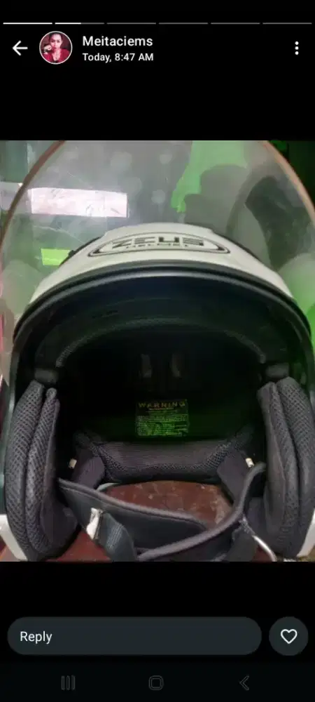 Helm zeus double visor