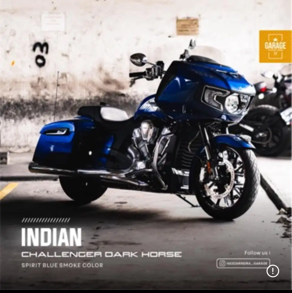 Indian chalenger 2019 mulus dan terawat bs TT