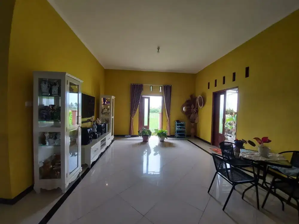 Dijual 2 rumah satu lokasi, view sawah dan gunung. Daerah Mungkid