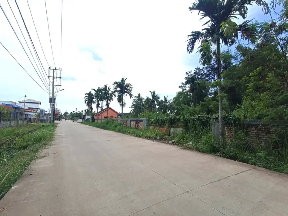 Tanah Pinggir Jl. Perjuangan Cocok Bangun Tempat Usaha