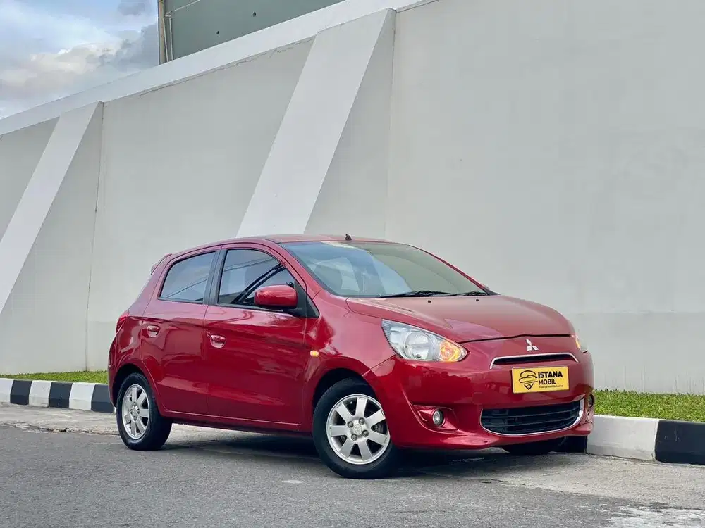 SI GESIT IRIT! MITSUBISHI MIRAGE 1.2 EXCEED AUTOMATIC 2013 AT GLS MT