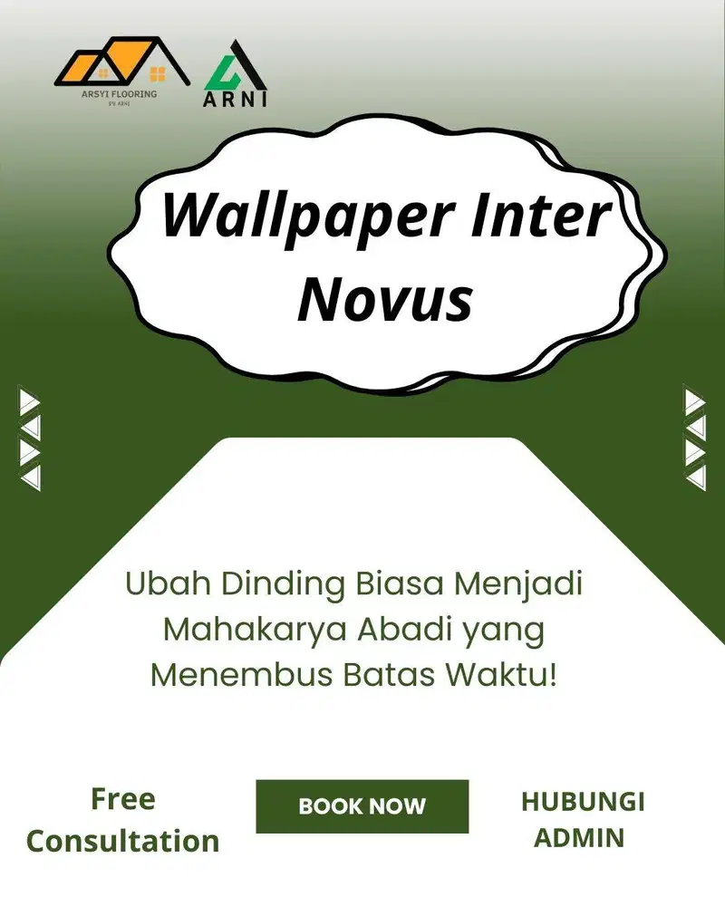 Wallpaper Dinding Inter Novus @5m2/Roll I Wallpaper Jakarta Best