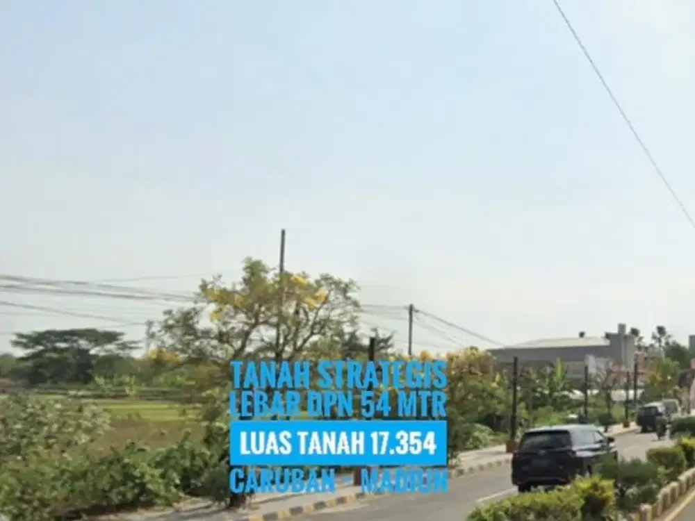 Tanah Bagus dn Strategis, Jalan Panglima Sudirman CARUBAN