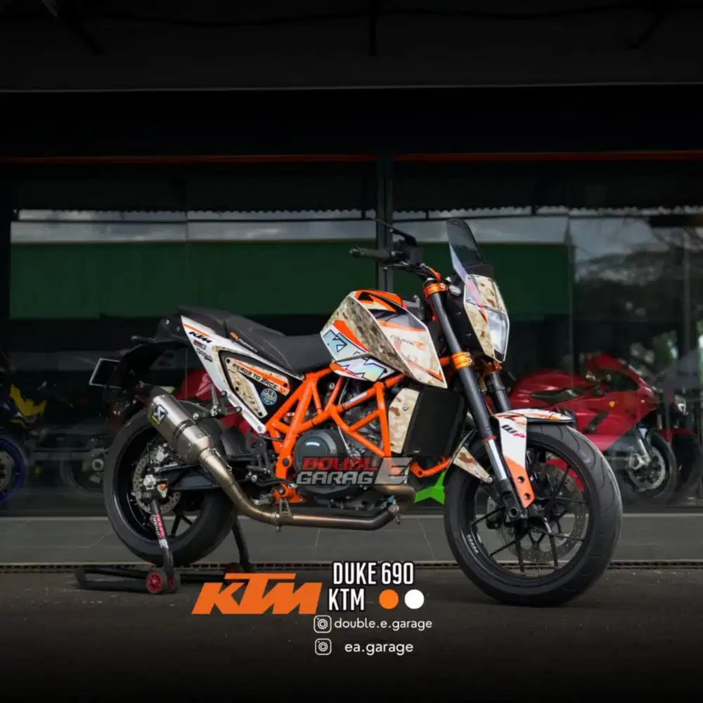 KTM DUKE R 690 690CC ORANGE pemakaian 2025
