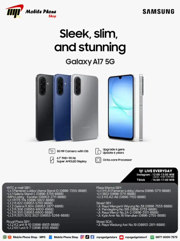 READY SAMSUNG A17  5